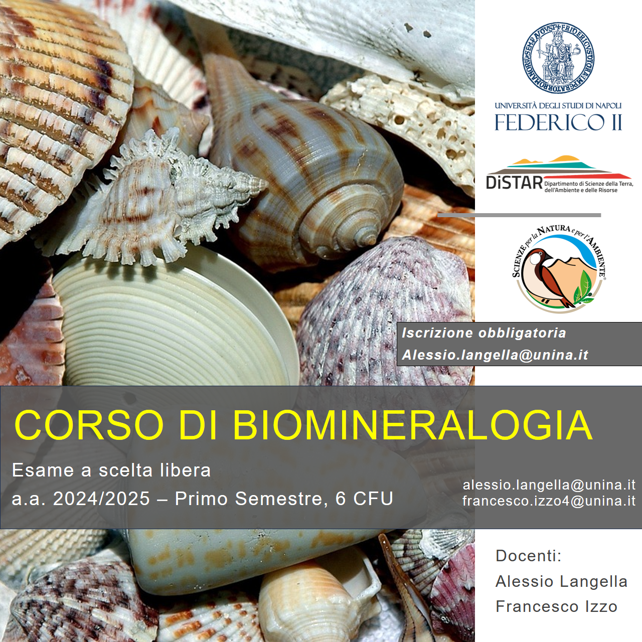 Locandina biomineralogia 2024 2025