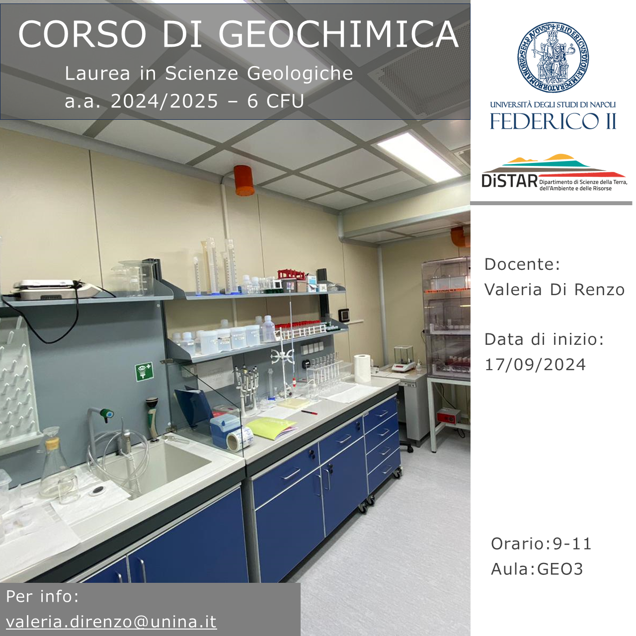 locandina Corsi DiSTAR Geochimica 2024