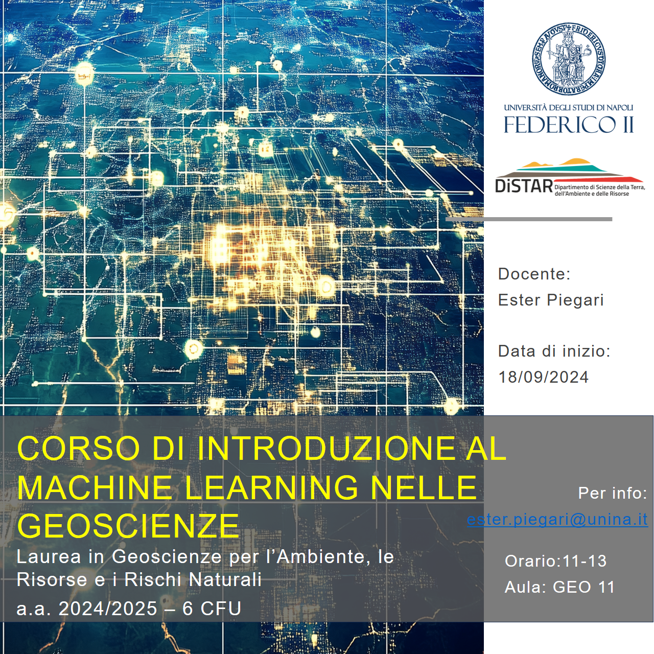 locandina Introduzione al Machine Learning 2024 1