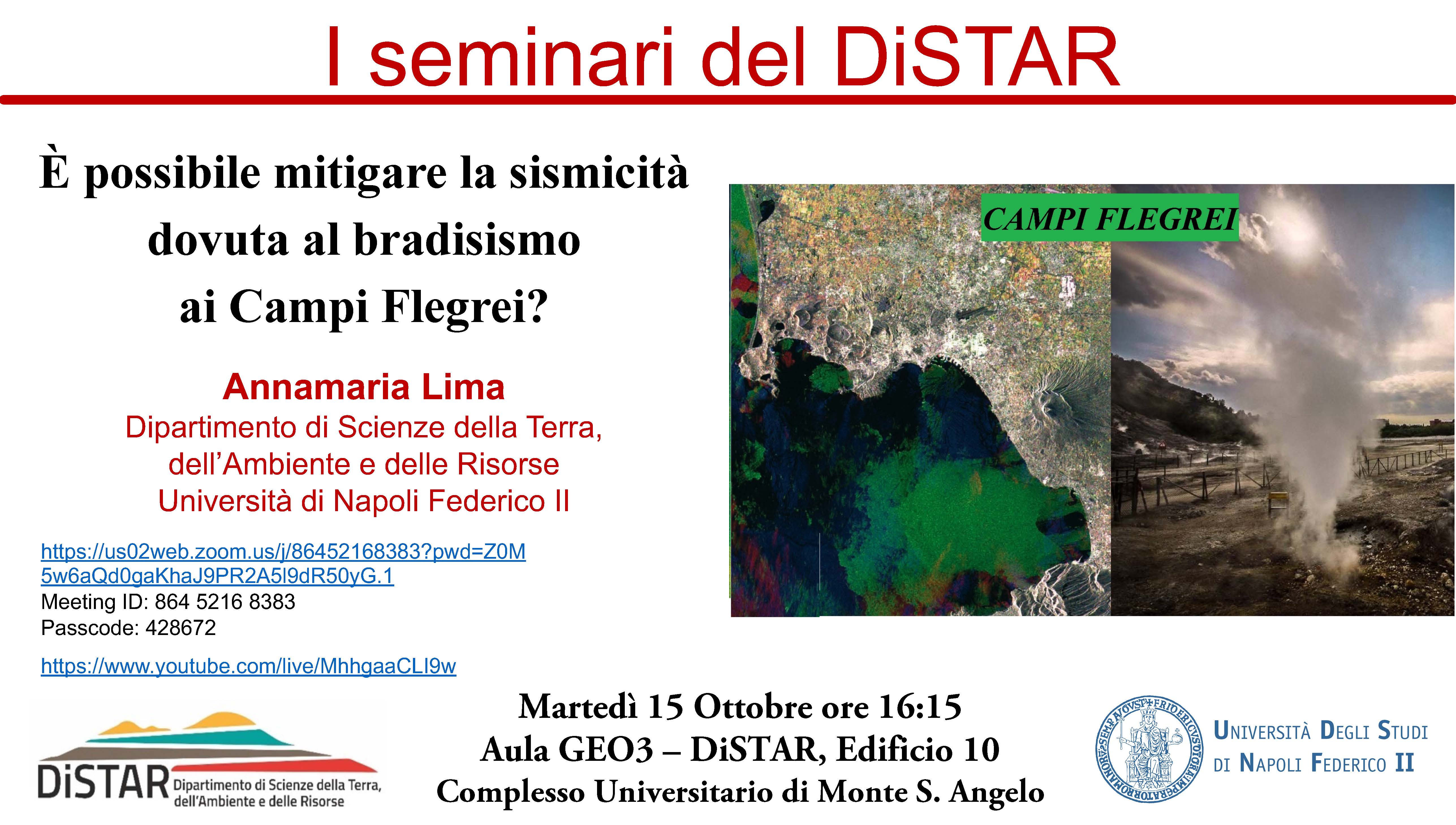 Locandina Seminario Annamaria Lima 15 ottobre 2024